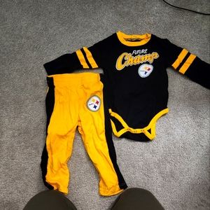 Steelers baby set